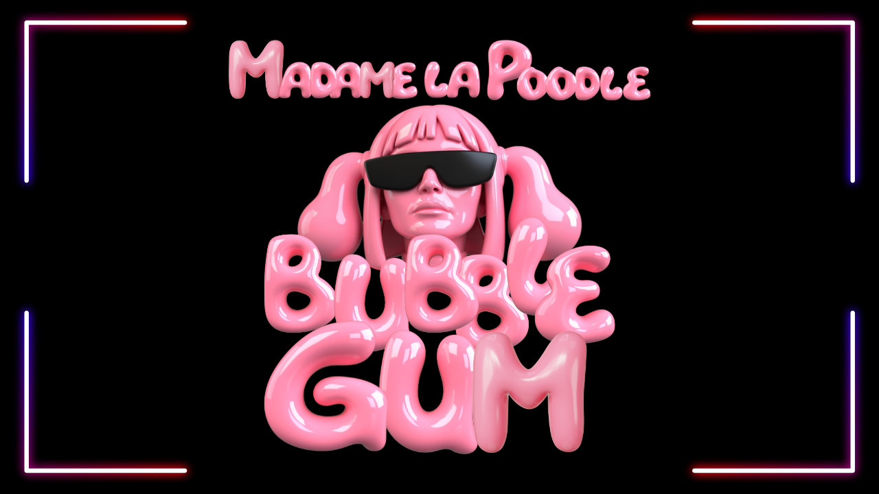 Bubblegum | Madame La Poodle | Immagine AI